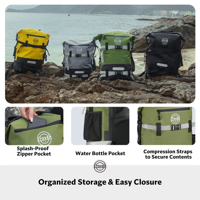 Load image into Gallery viewer, 40L Waterproof Dry Bag Backpack