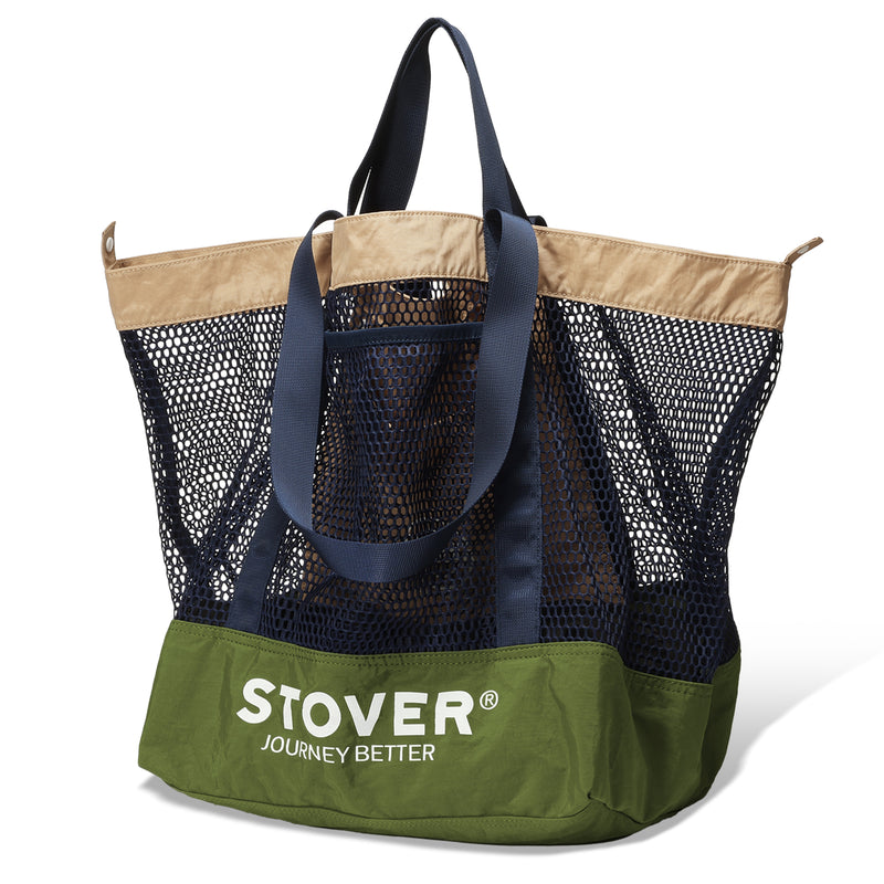 Load image into Gallery viewer, Mesh Beach Tote Bag
