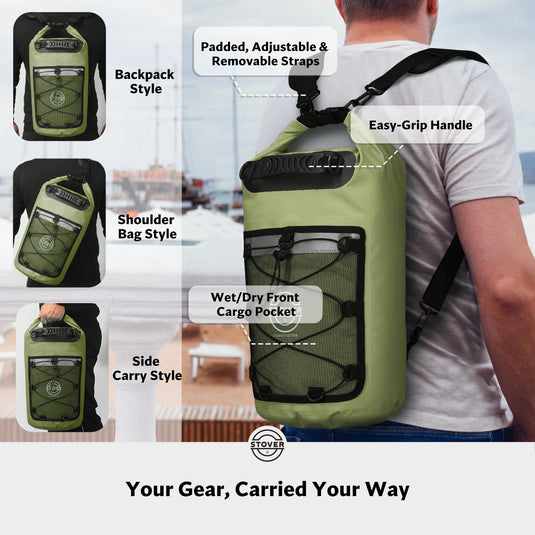 25L Waterproof Dry Bag Backpack