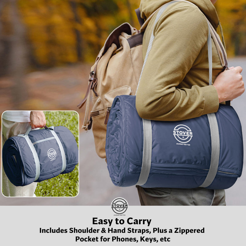 Load image into Gallery viewer, Outdoor Fleece Blanket with Elastic Band
