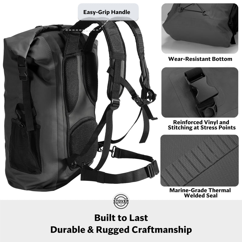 Load image into Gallery viewer, 55L Waterproof Dry Bag Backpack
