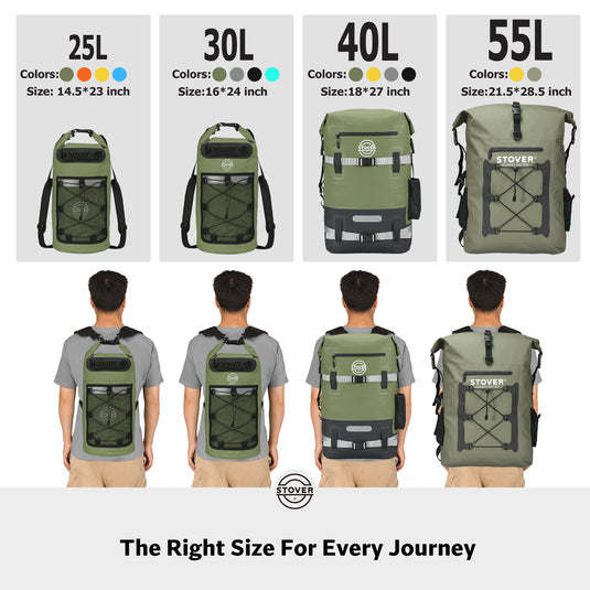 40L Waterproof Dry Bag Backpack